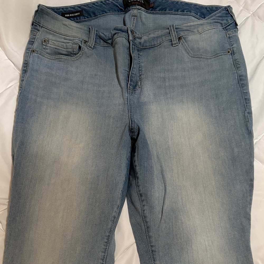 Torrid Light Blue Skinny Jeans size 20 short